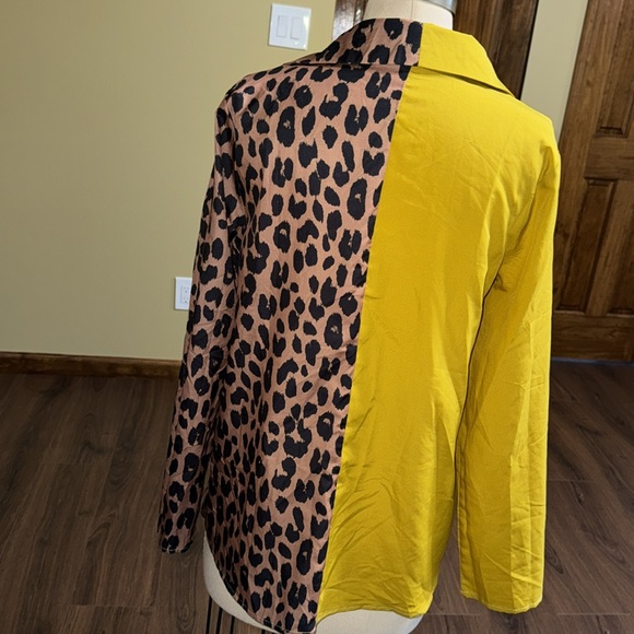 ACG Leopard print blouse 0790 - Picture 3 of 4